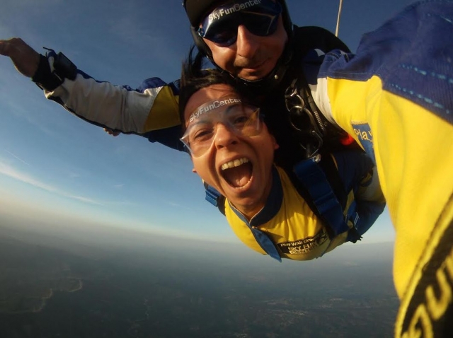 En el aire con Sky Fun